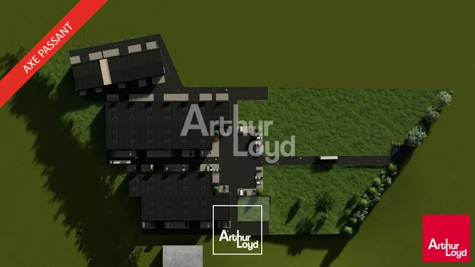 GOVEN - PARC D'ACTIVITES ECOPARK - CELLULE A L'ACHAT OU A LA LOCATION - 357 M² - BELLE VISIBILITE