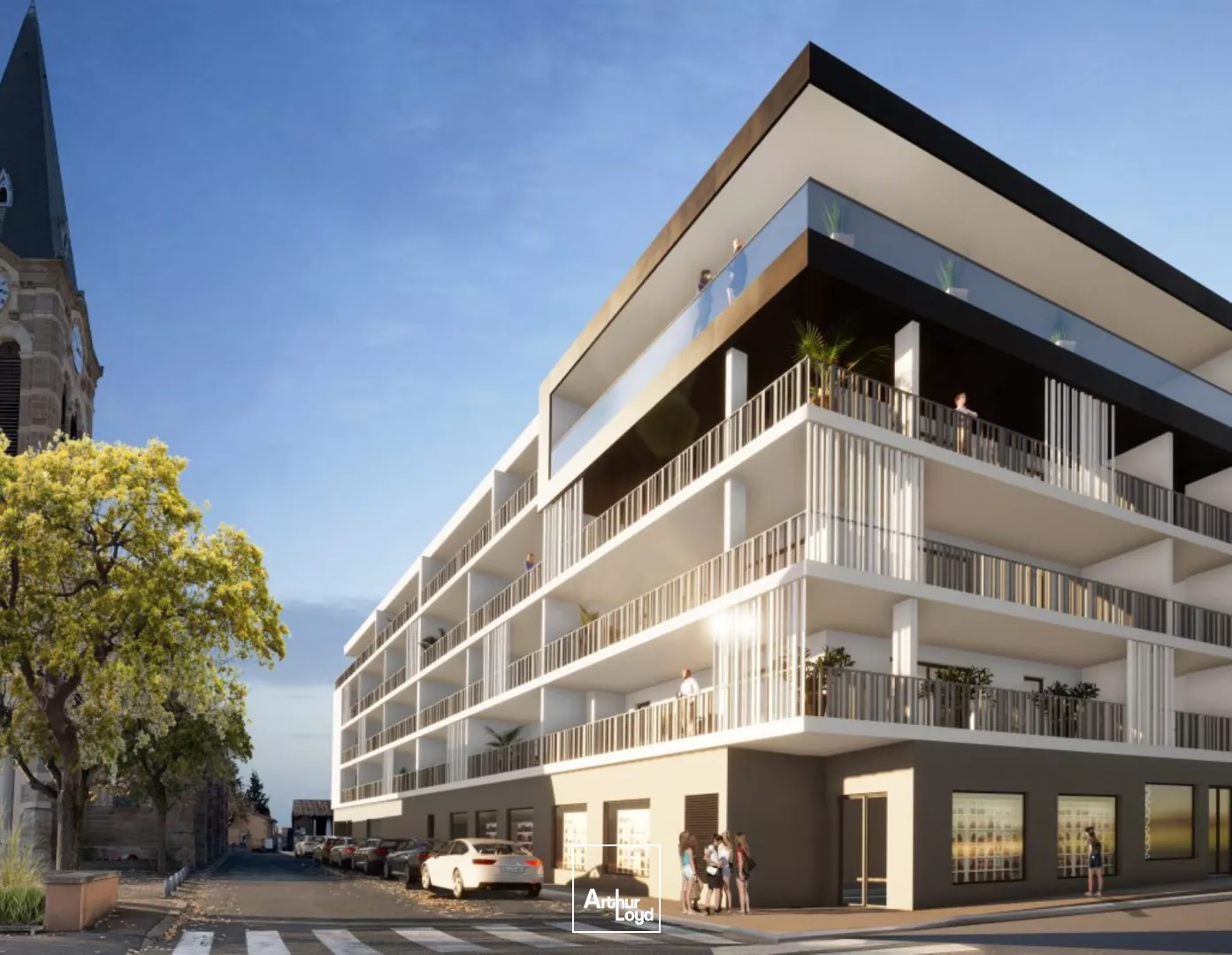 À VENDRE : 2 lots commerciaux neufs en pied d'immeuble à La Talaudière