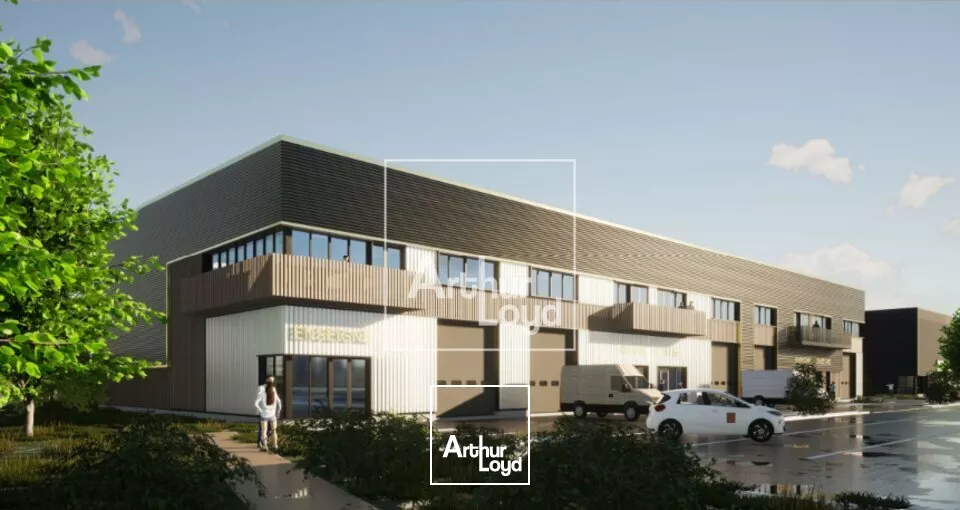 Entrepôt neuf avec mezzanine à louer