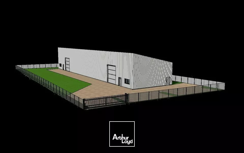 TOURS SUD 2 LIONS - A LOUER BÂTIMENT D'ACTIVITES NEUF DE 540 M² - TERRAIN DE 2 000 M²