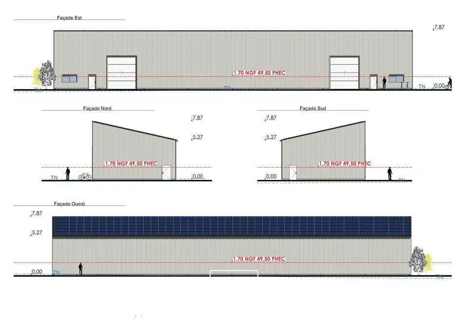 TOURS SUD 2 LIONS - A LOUER BÂTIMENT D'ACTIVITES NEUF DE 540 M² - TERRAIN DE 2 000 M²