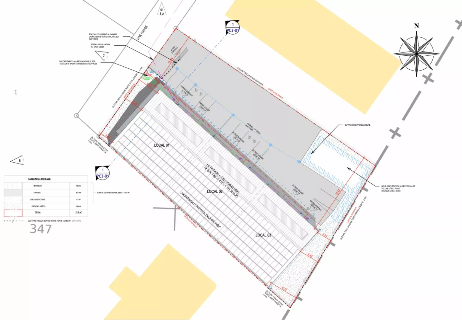 Locaux d'activité à louer à LA TRINITE DE THOUBERVILLE 27310