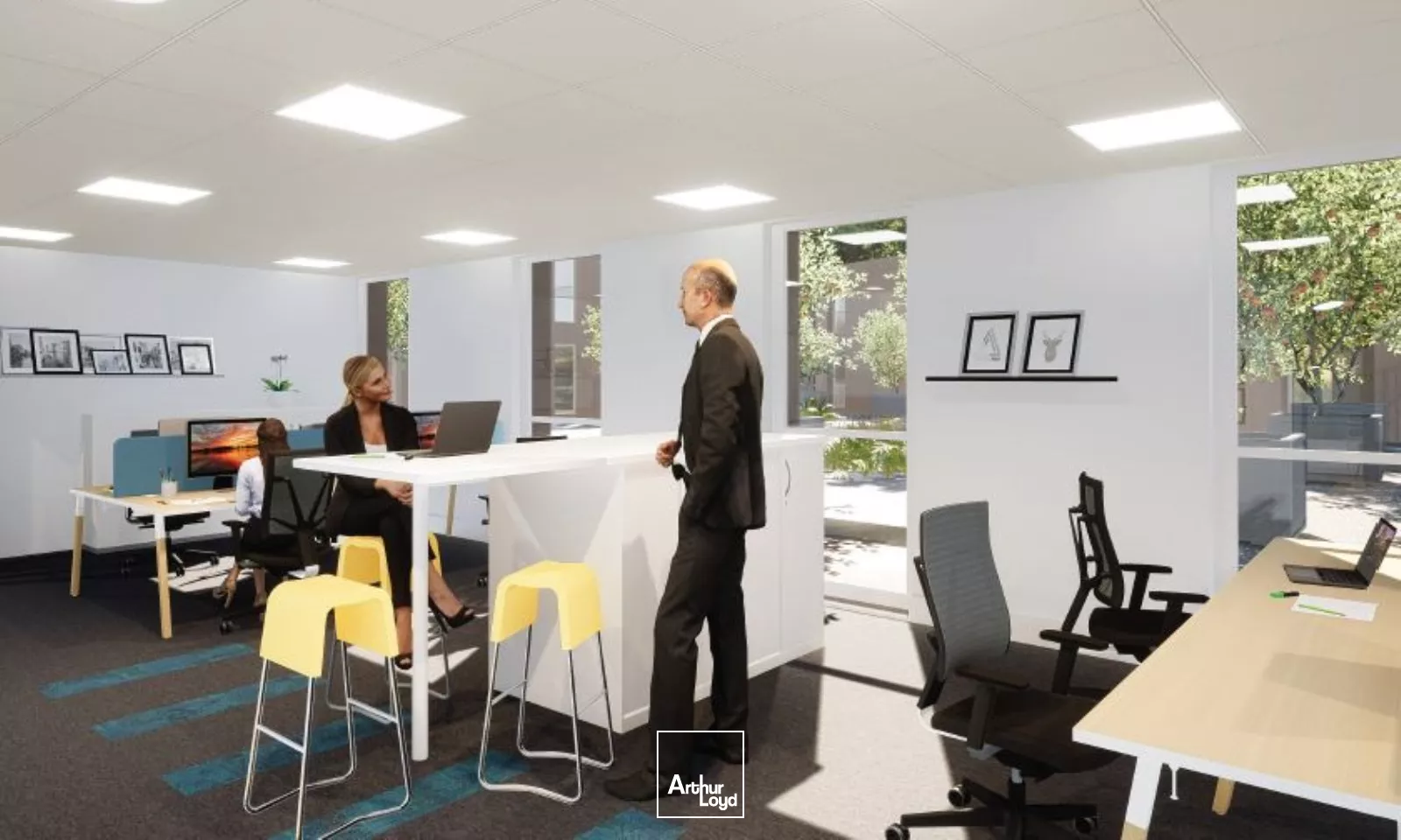 A VENDRE OU A LOUER - BUREAUX 5070 M² - LES PORTES DE GOUESNOU