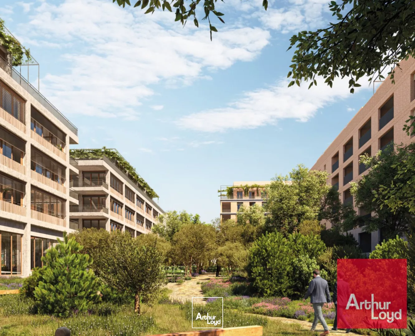 BUREAUX NEUFS AVEC TERRASSES A VENDRE A LOUER - MONTPELLIER EUREKA