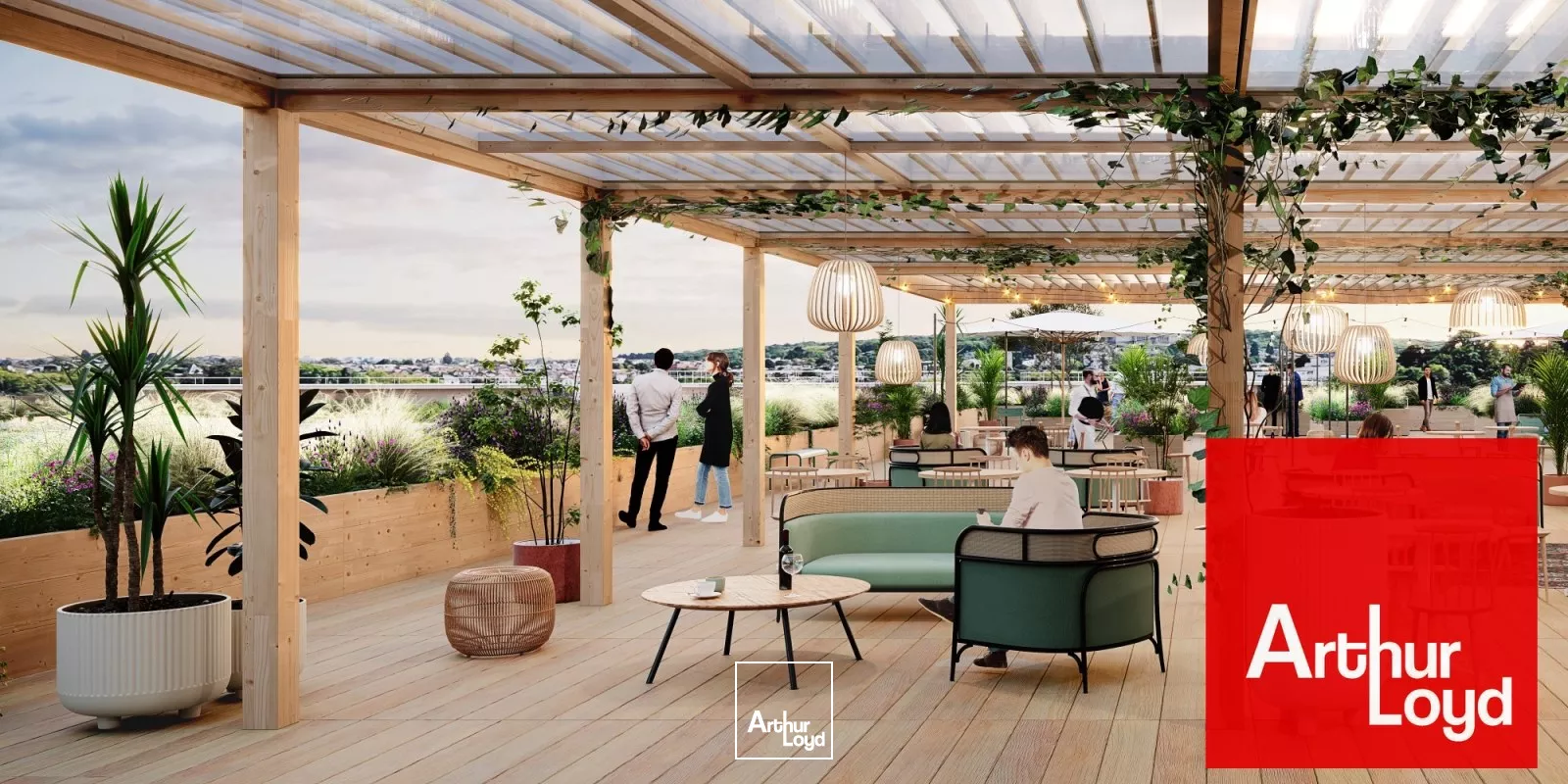 BUREAUX NEUFS AVEC TERRASSES A VENDRE A LOUER - MONTPELLIER EUREKA