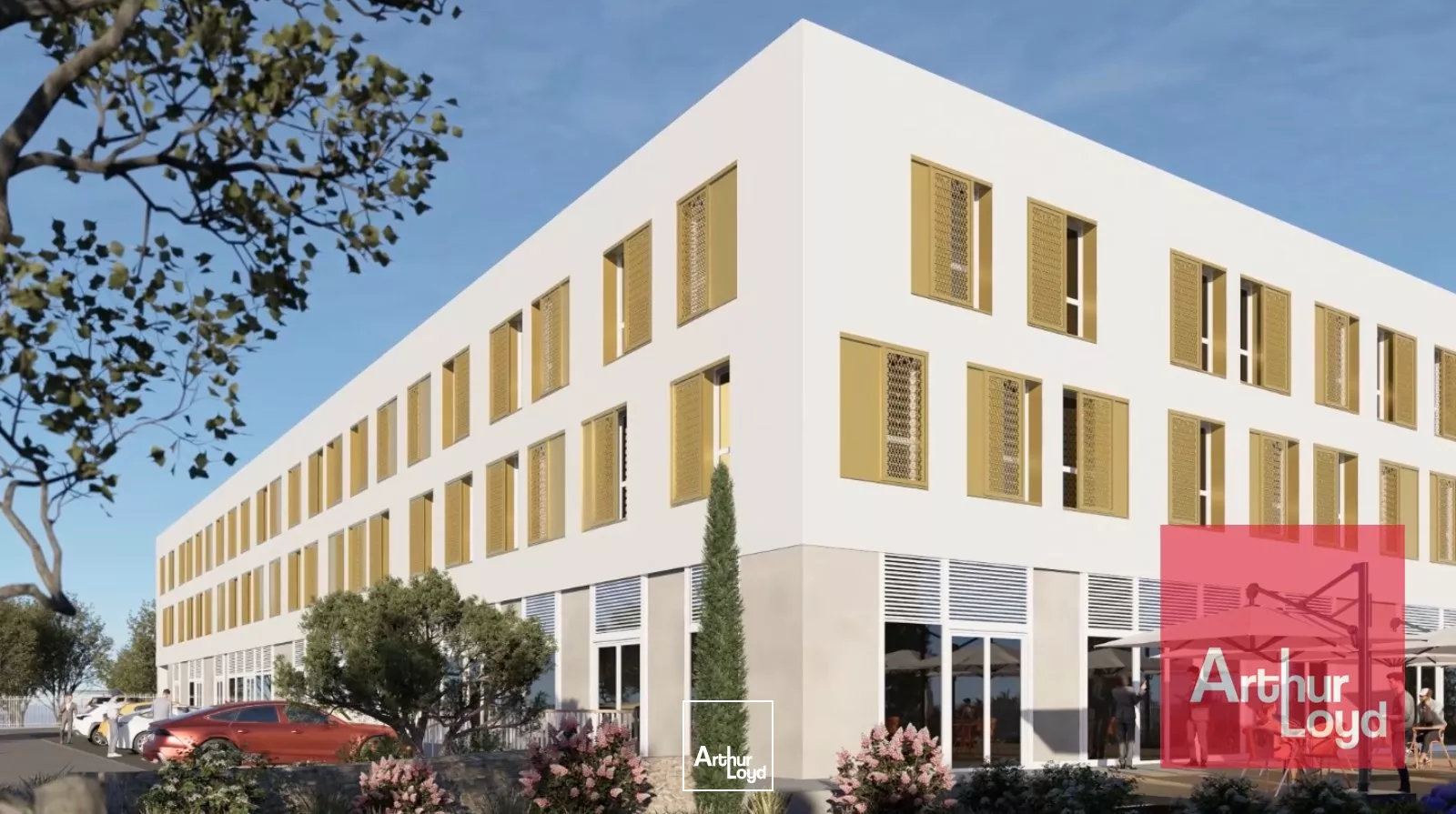 BUREAUX NEUFS AVEC TERRASSES ET COMMERCES A VENDRE - LATTES