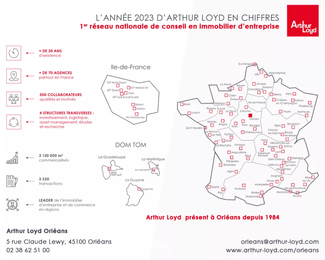 Immeuble neuf de bureaux à louer : 1 090 m² divisibles dès 165 m² - Saran (Motte Pétrée), Loiret (45)