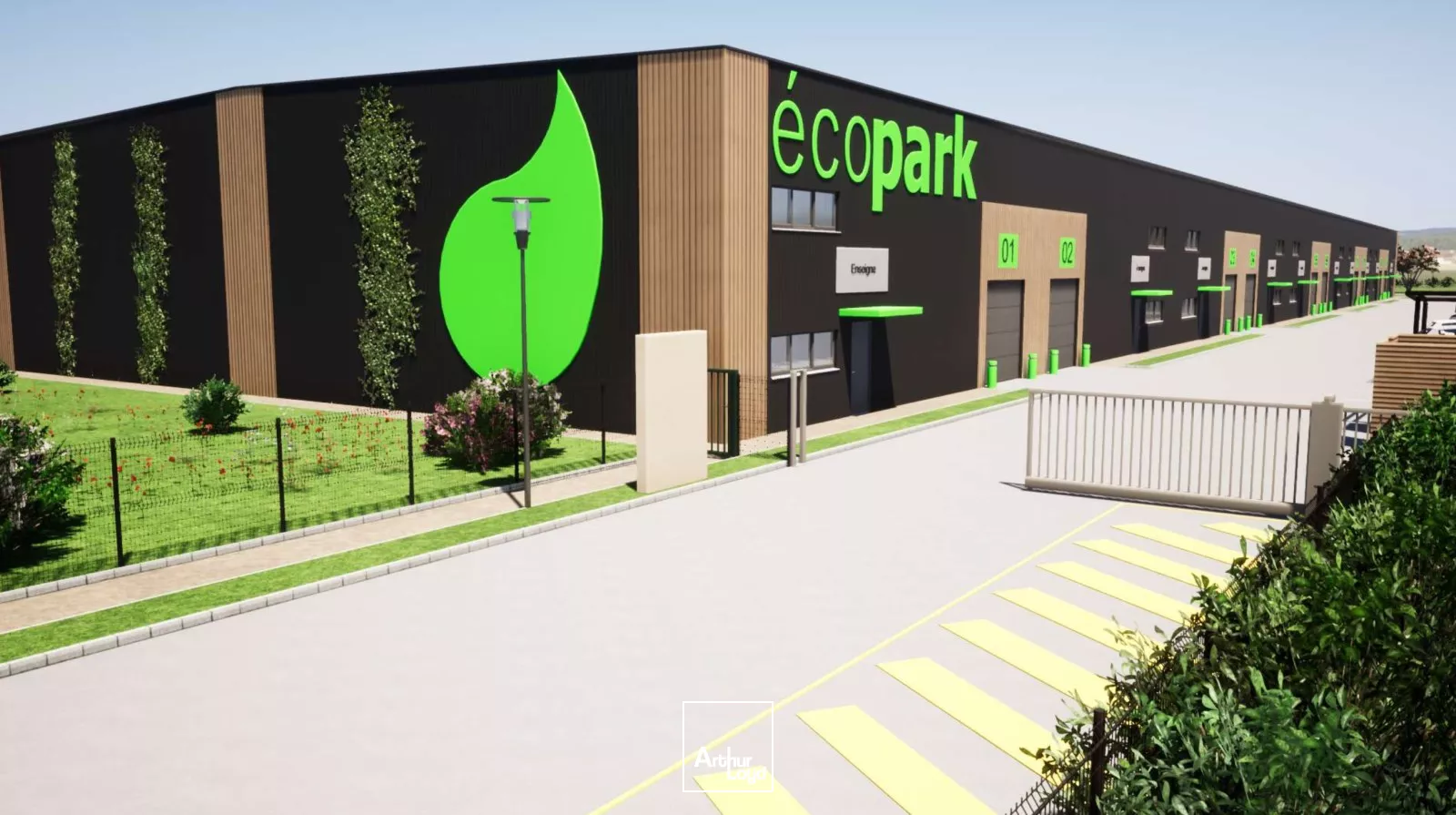 PARC D'ACTIVITÉS - ECOPARK à énergie positive - Cellules à partir 172 m2 - EST MÉTROPOLE ORLEANS
