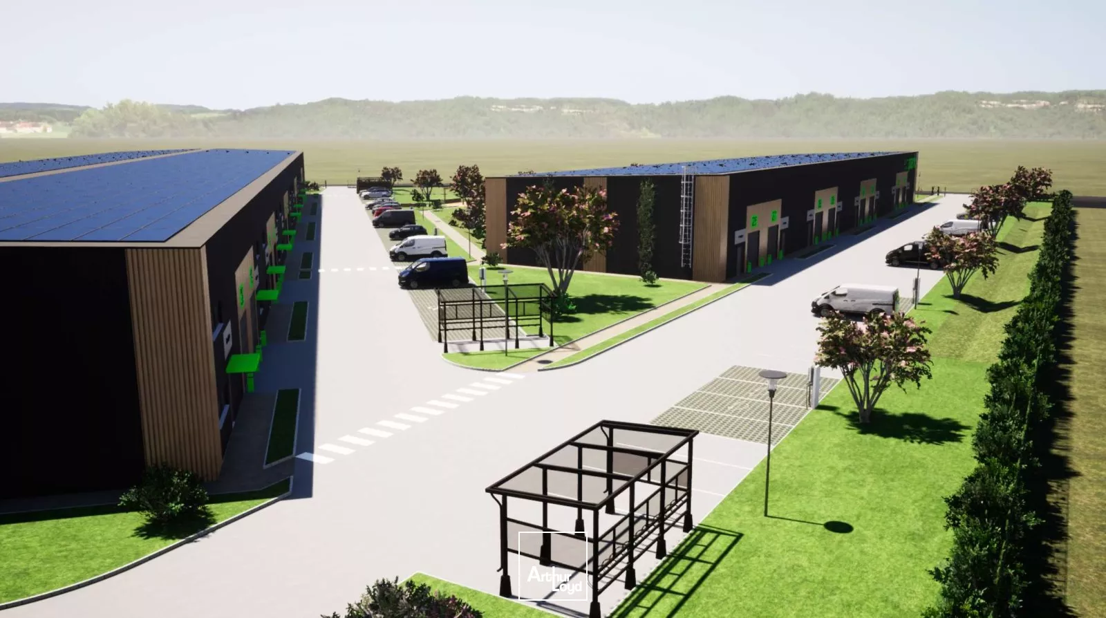 PARC D'ACTIVITÉS - ECOPARK à énergie positive - Cellules à partir 172 m2 - EST MÉTROPOLE ORLEANS