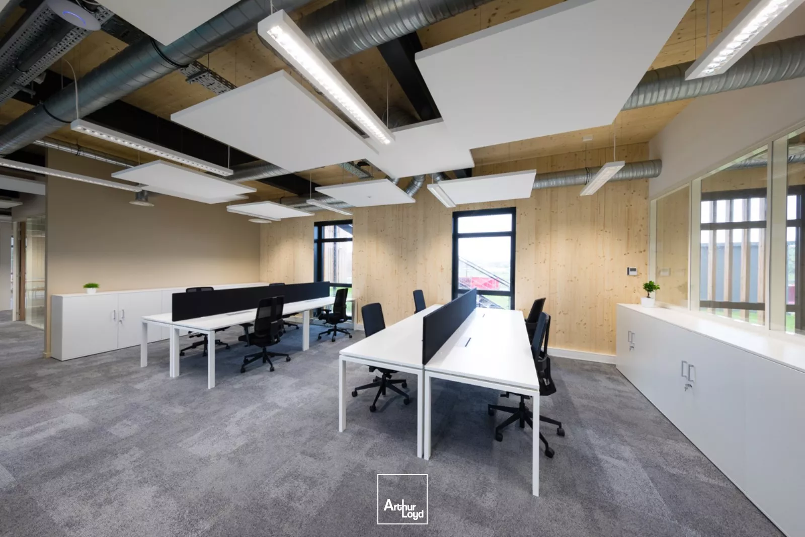 Forest Park Roncq : Bureaux neufs proche tous commerces à louer à vendre