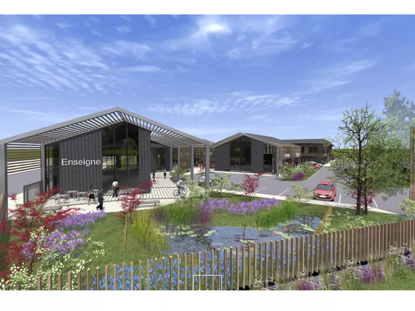 Forest Park Roncq : Bureaux neufs proche tous commerces à louer à vendre