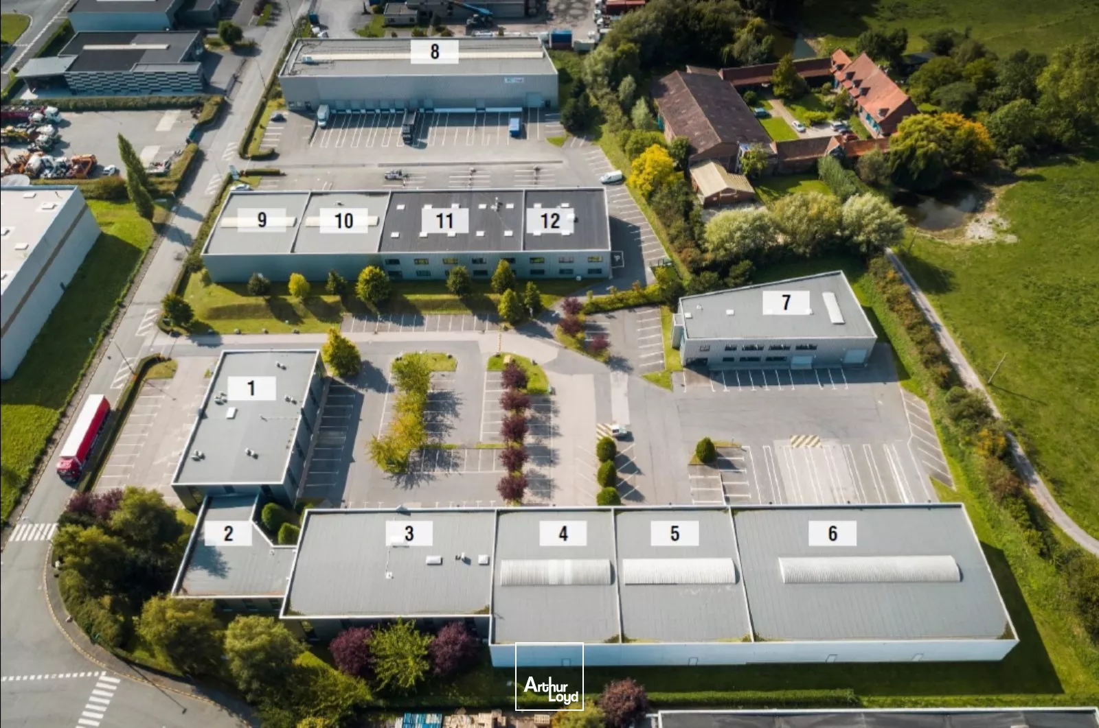 Bureaux à louer situés à 20 minutes de Lille