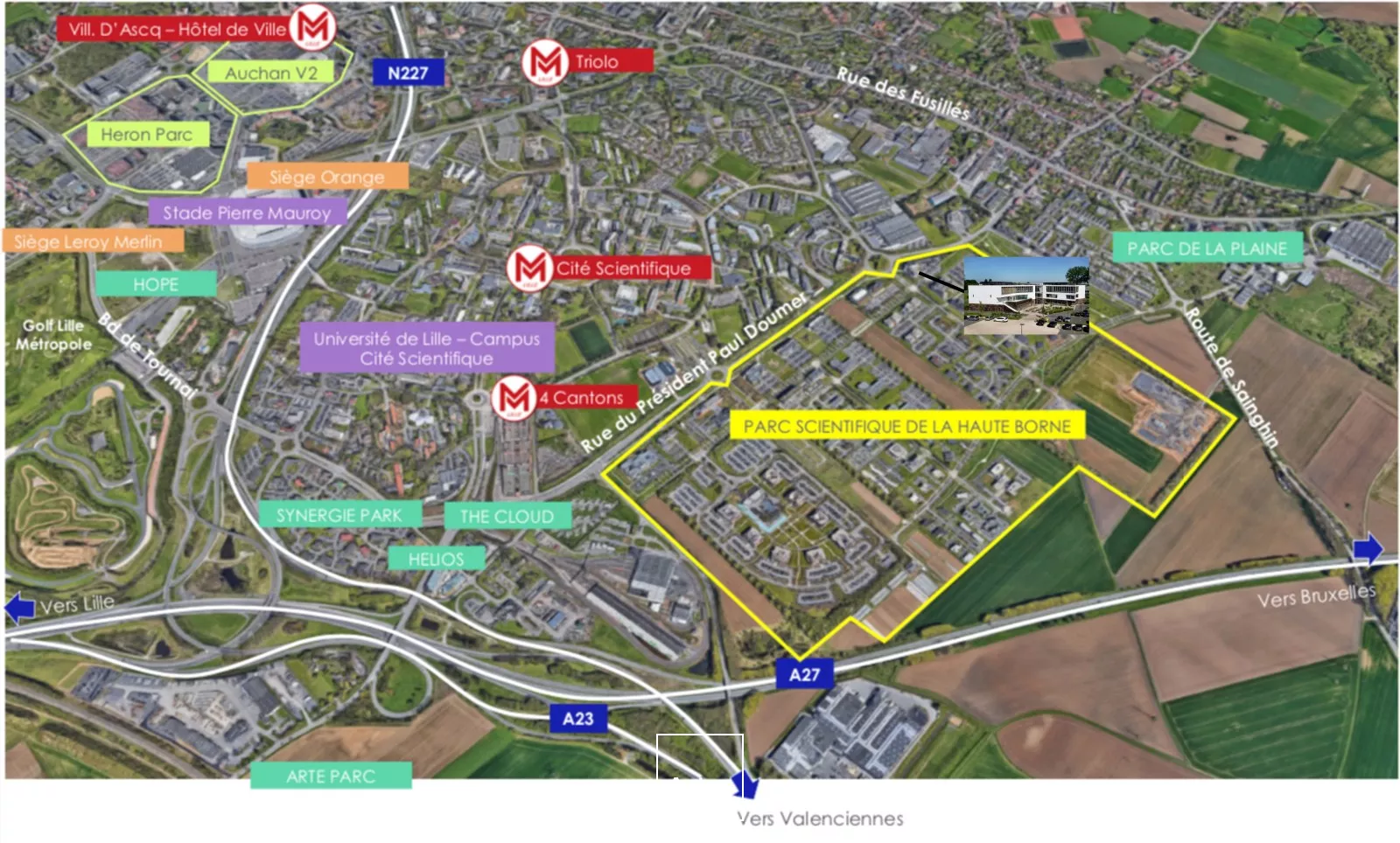 Bureaux à louer Villeneuve d'Ascq