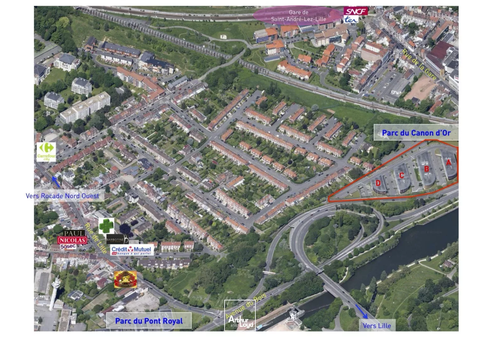 Bureaux à louer - Parc du Canon d'Or