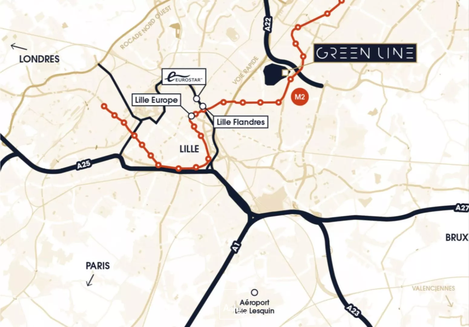 Bureaux neufs à louer au pied du métro - prestations haut de gamme