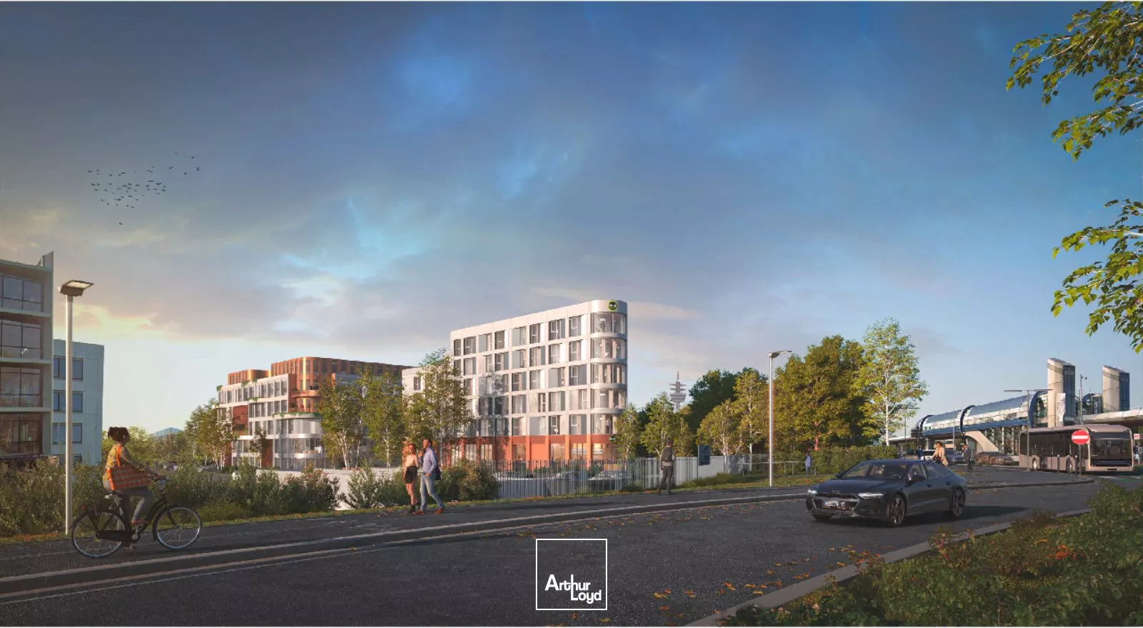 KONEK - Bureaux Neufs à Louer avec Parkings et Services au Coeur du Parc Les Prés Business Pôle à Villeneuve d'Ascq
