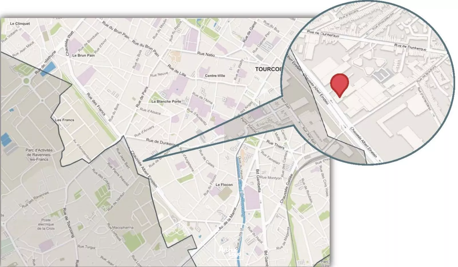 Bureaux et Showroom à Louer - Tourcoing