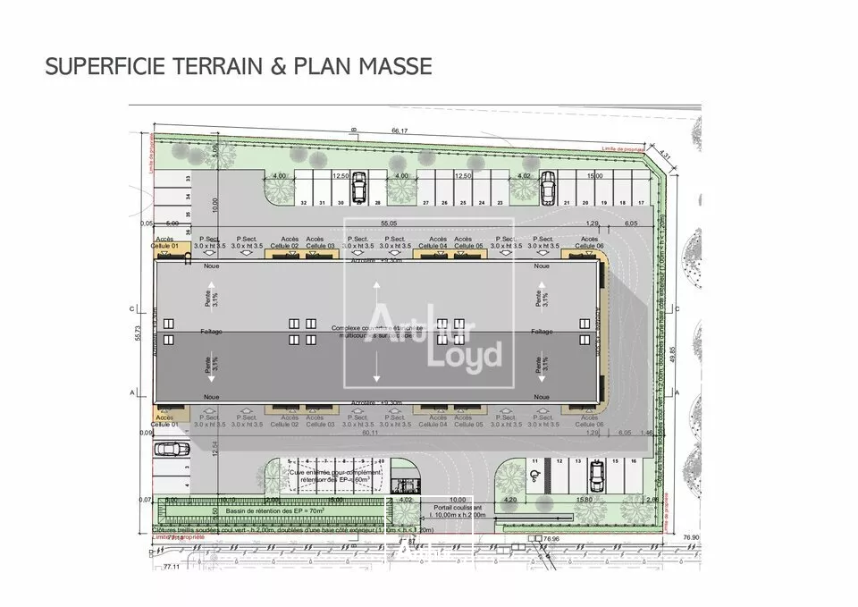 Bâtiment indépendant neuf à vendre