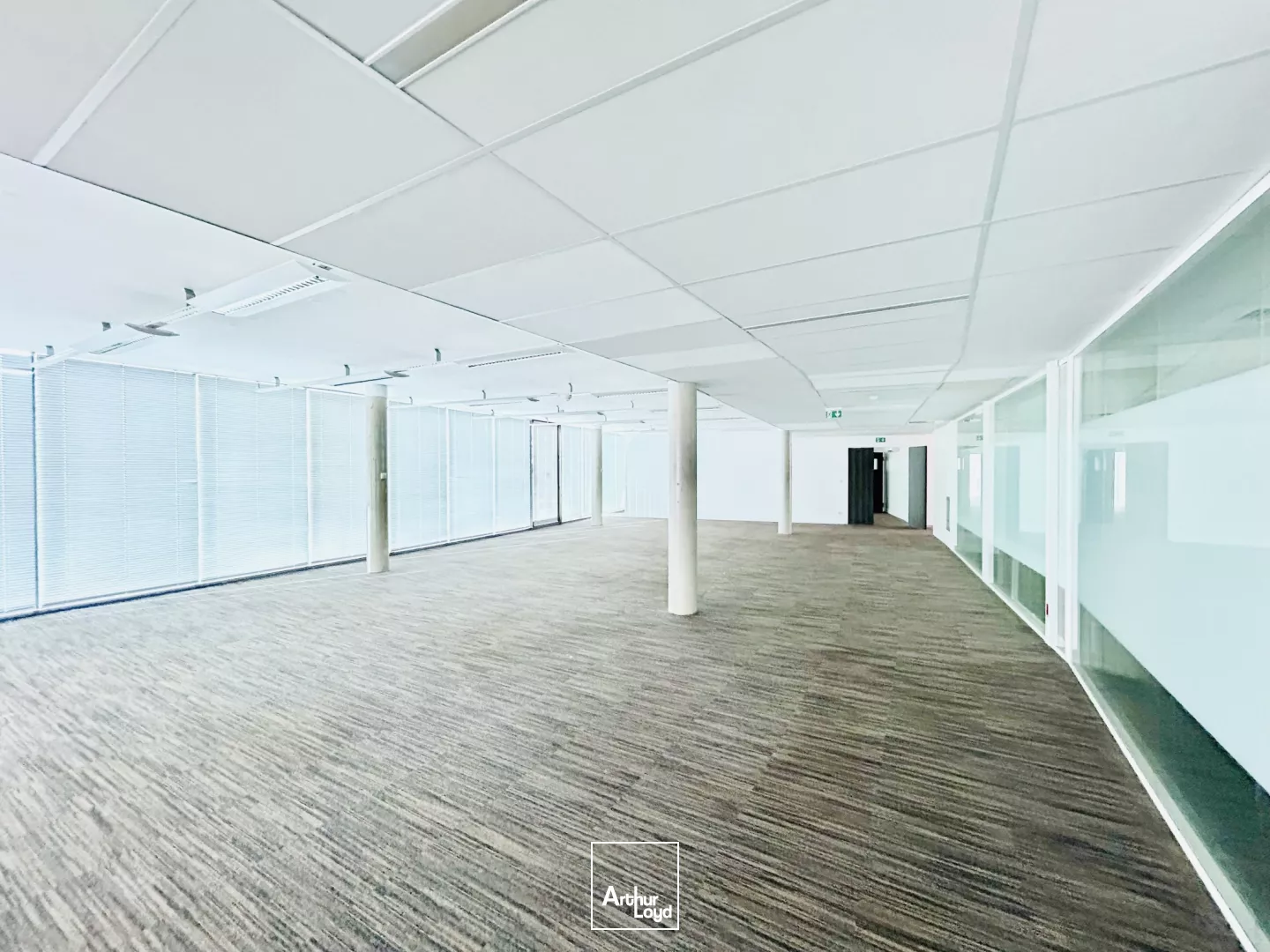 A louer - 4 121 m² de bureaux aux normes ERP 2ème catégorie type R - Immeuble LE CINQ - Bordeaux Place Ravezies