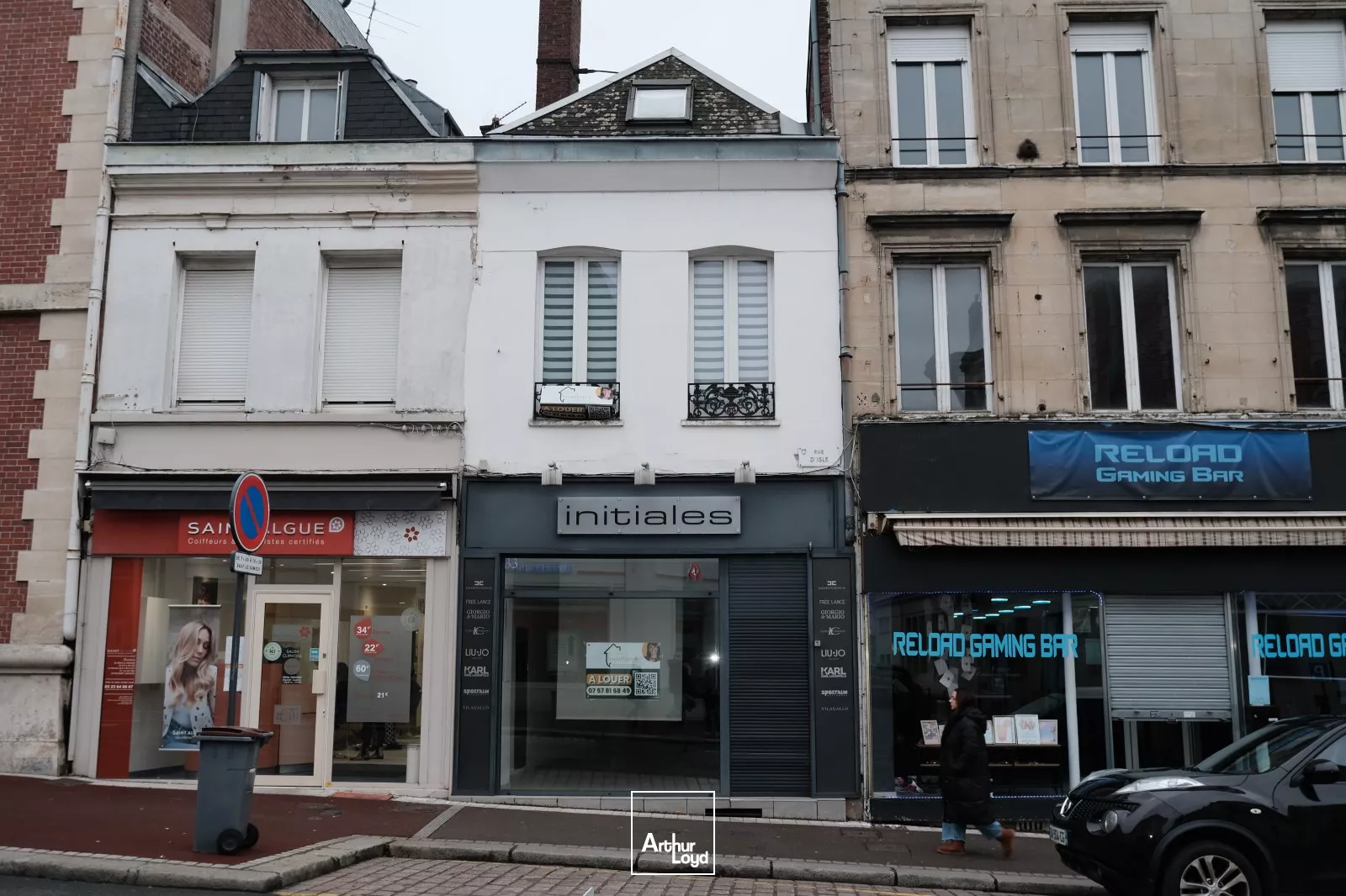Local commercial de 55 m² en centre-ville de Saint-Quentin