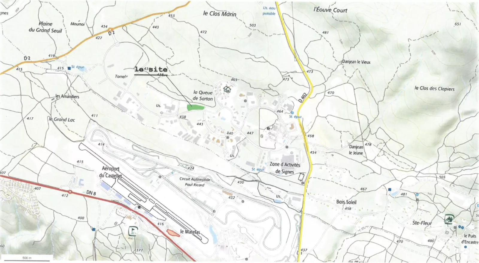 Terrain constructible à vendre - Parc d'Activités du Plateau de Signes