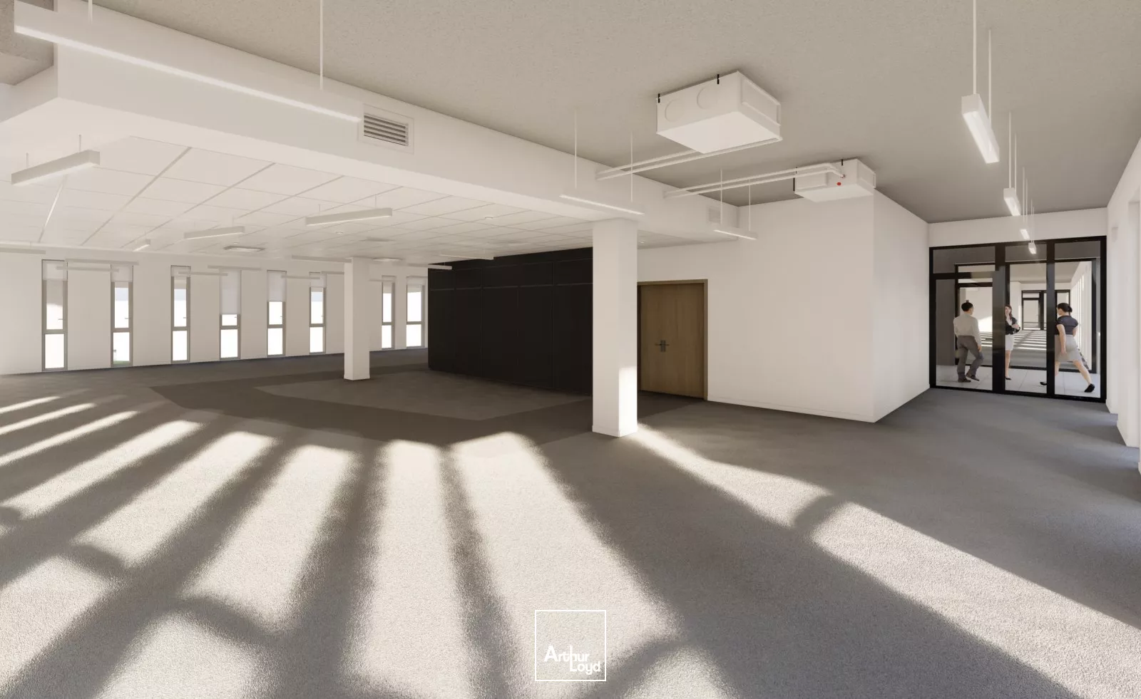 Bureaux neufs à louer au pied du métro - prestations haut de gamme