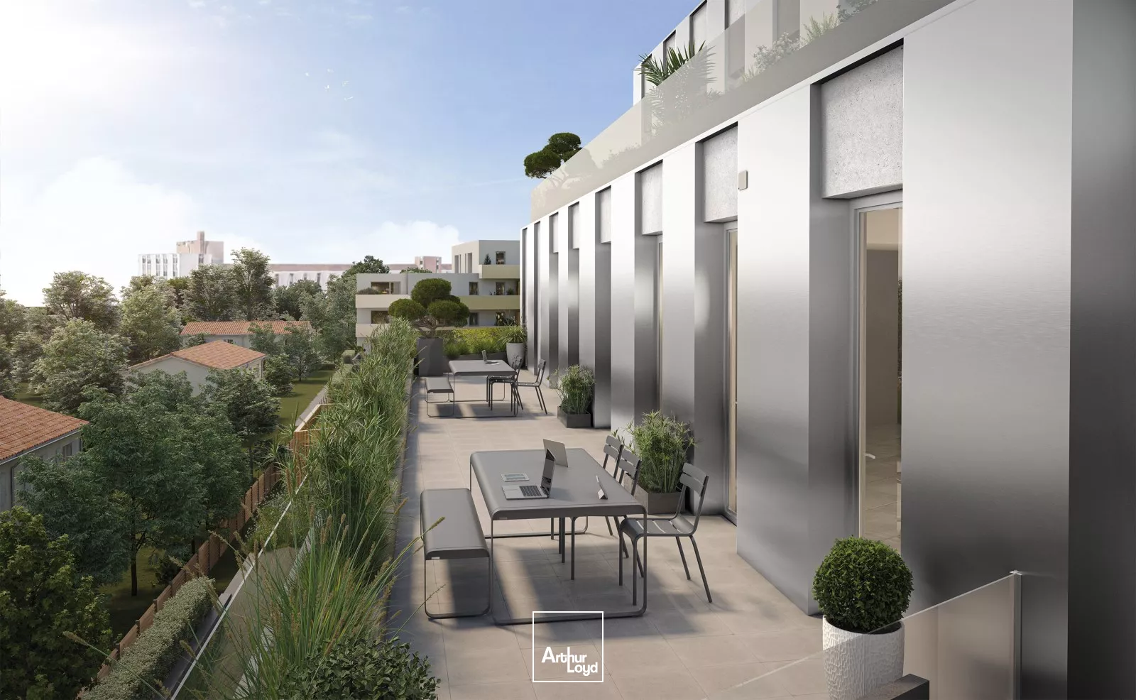 Bureaux neufs à louer au pied du métro - prestations haut de gamme