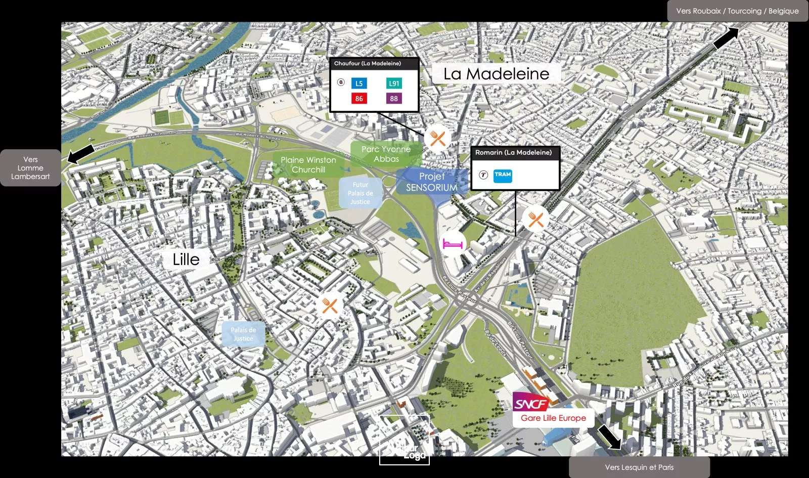 SENSORIUM bureaux label BREEAM RT2012 ecoresponsable programme immobilier espaces verts