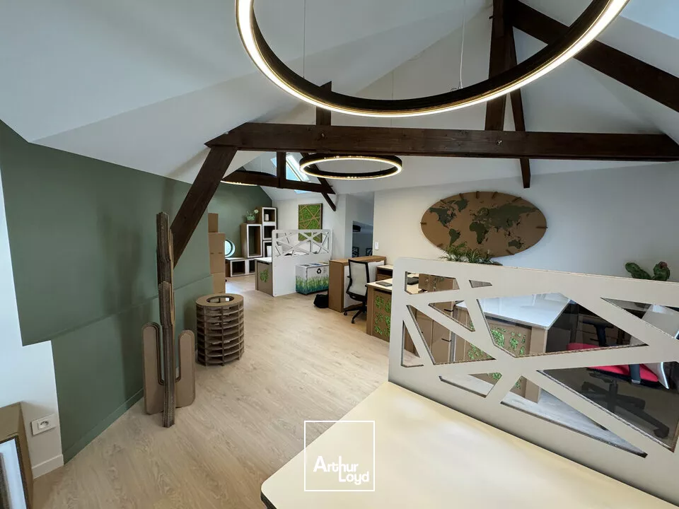 TOURS ESPACES DE TRAVAIL A LOUER 10 A 100 M² PARFAIT ETAT ECO RESPONSABLES