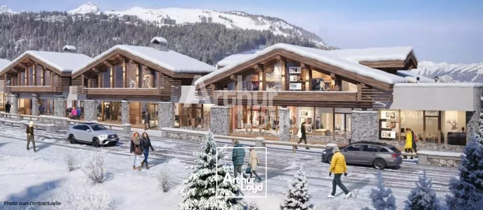 A Courchevel, à louer local commercial dans un programme immobilier de luxe, 