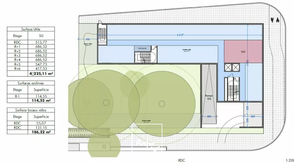 BUREAUX à VENDRE de 4223 m²