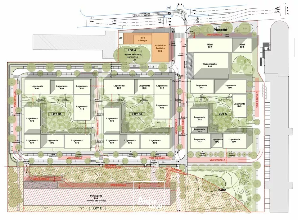 BUREAUX à VENDRE de 4223 m²