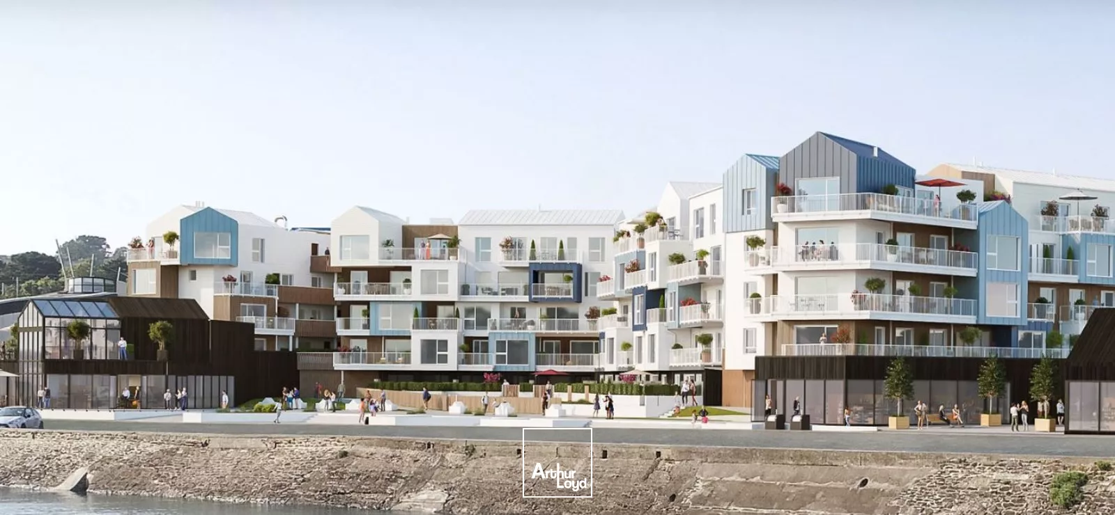 A LOUER A VENDRE CELLULES COMMERCIALES 877 M² PLAGE DU MOULIN BLANC RELECQ KERHUON