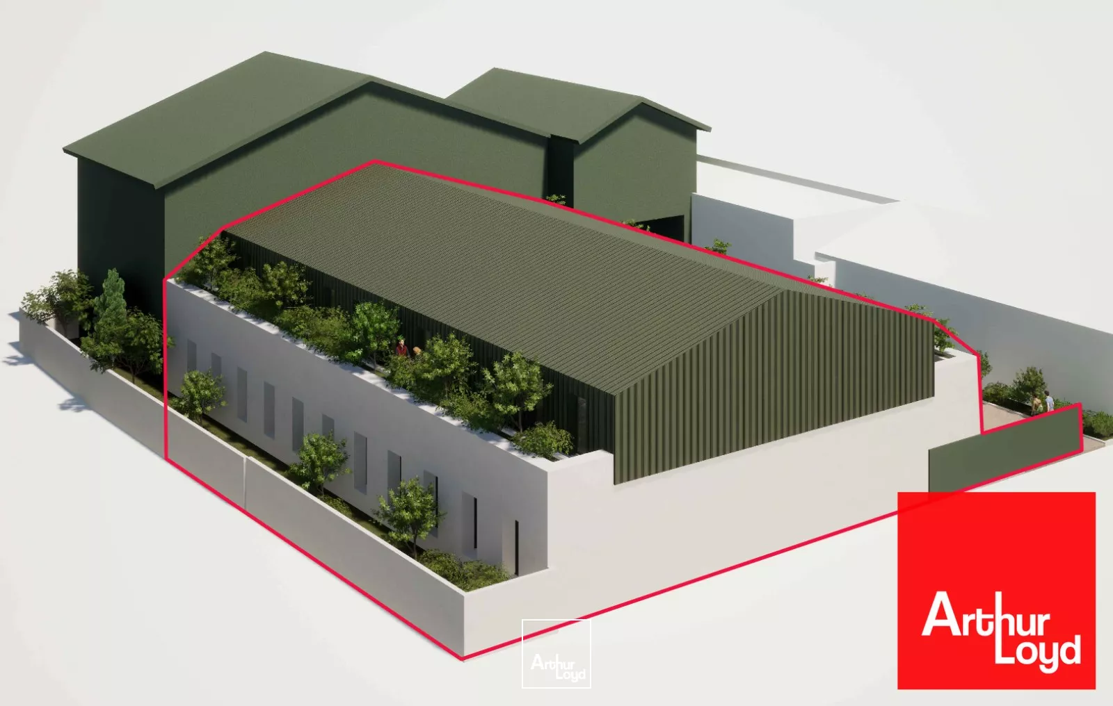 IMMEUBLE DE BUREAUX NEUF A VENDRE AVEC TERRASSES ET PARKINGS - MONTPELLIER CENTRE