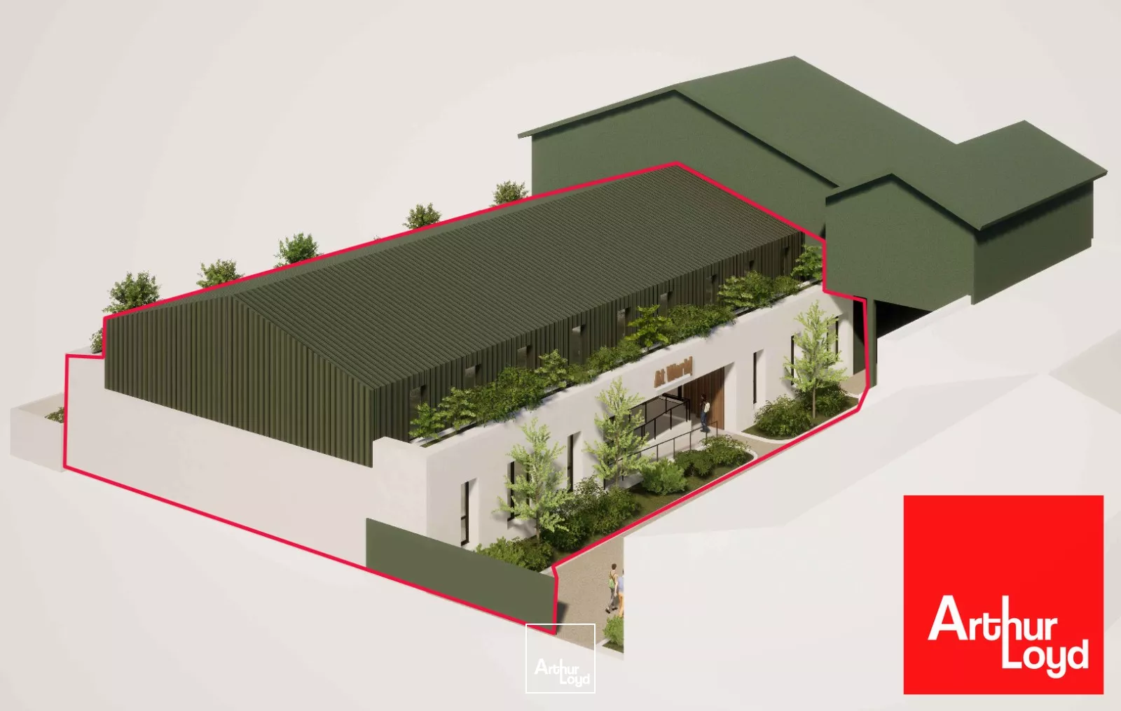 IMMEUBLE DE BUREAUX NEUF A VENDRE AVEC TERRASSES ET PARKINGS - MONTPELLIER CENTRE