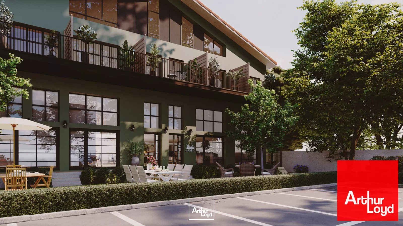 IMMEUBLE DE BUREAUX NEUF A VENDRE AVEC TERRASSES ET PARKINGS - MONTPELLIER CENTRE