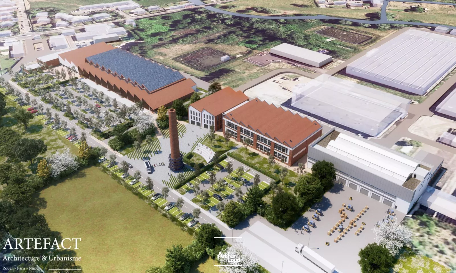 Bureaux et Activités à vendre à ARQUES LA BATAILLE 76880