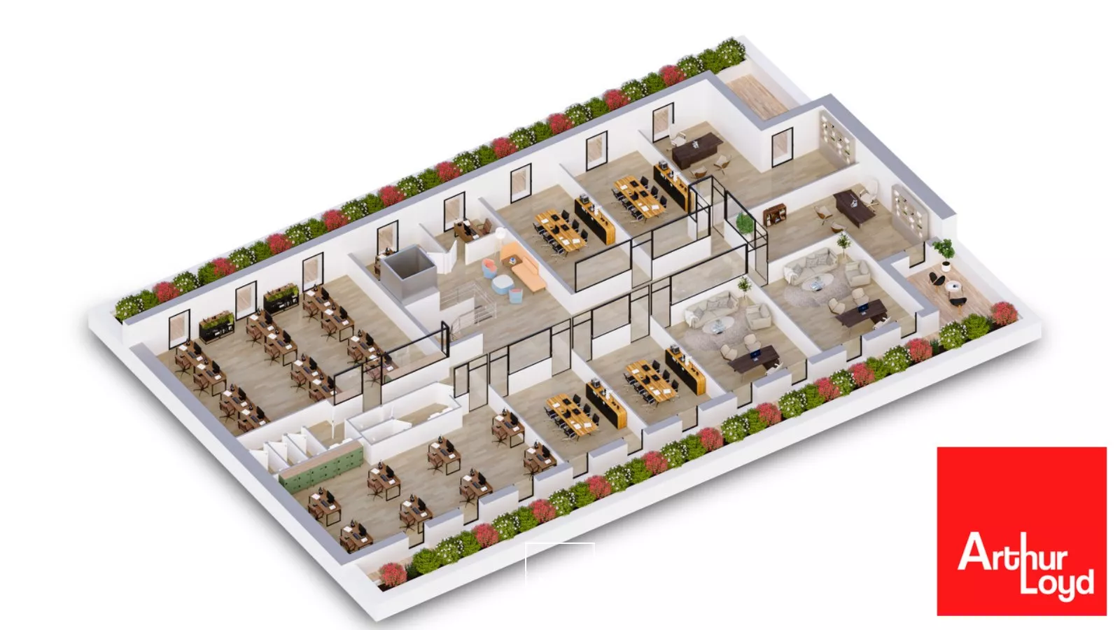 IMMEUBLE DE BUREAUX NEUF A VENDRE AVEC TERRASSES ET PARKINGS - MONTPELLIER CENTRE