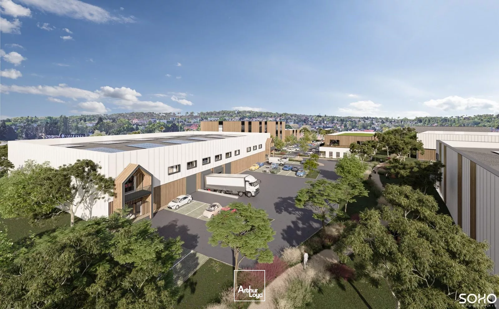 VAL D'EZANVILLE - BATIMENTS de LOISIRS NEUFS