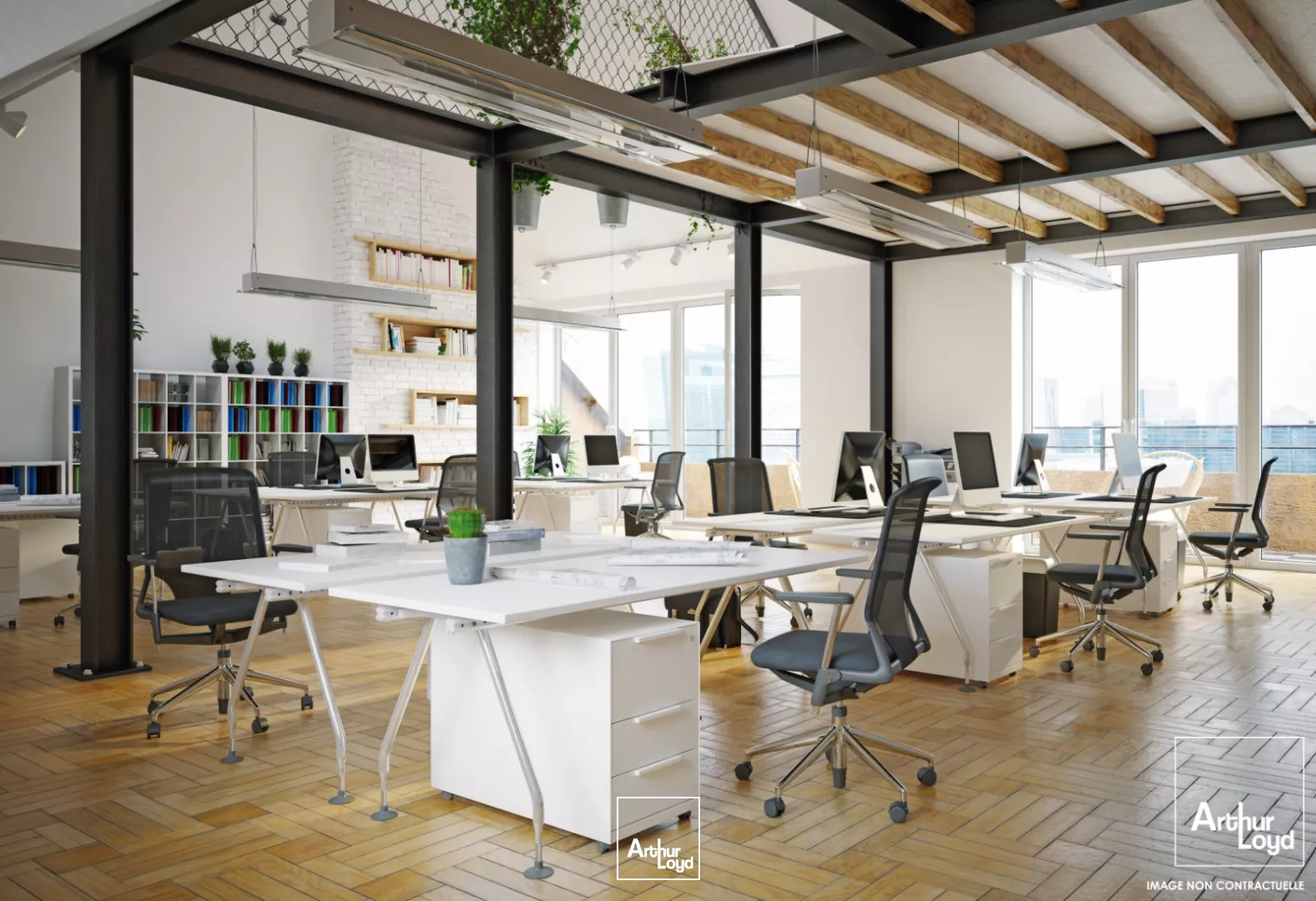 A LOUER BUREAUX NEUFS 329 M2 À MARGNY LES COMPIEGNE - ZAC DE LA PRAIRIE