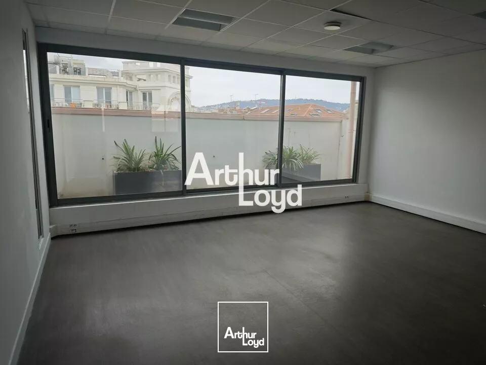 EMPLACEMENT PREMIUM SUR NICE CENTRE POUR DES BUREAUX EN DOUBLE EXPOSITION