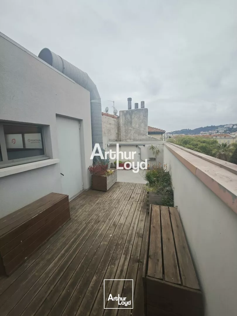 EMPLACEMENT PREMIUM SUR NICE CENTRE POUR DES BUREAUX EN DOUBLE EXPOSITION