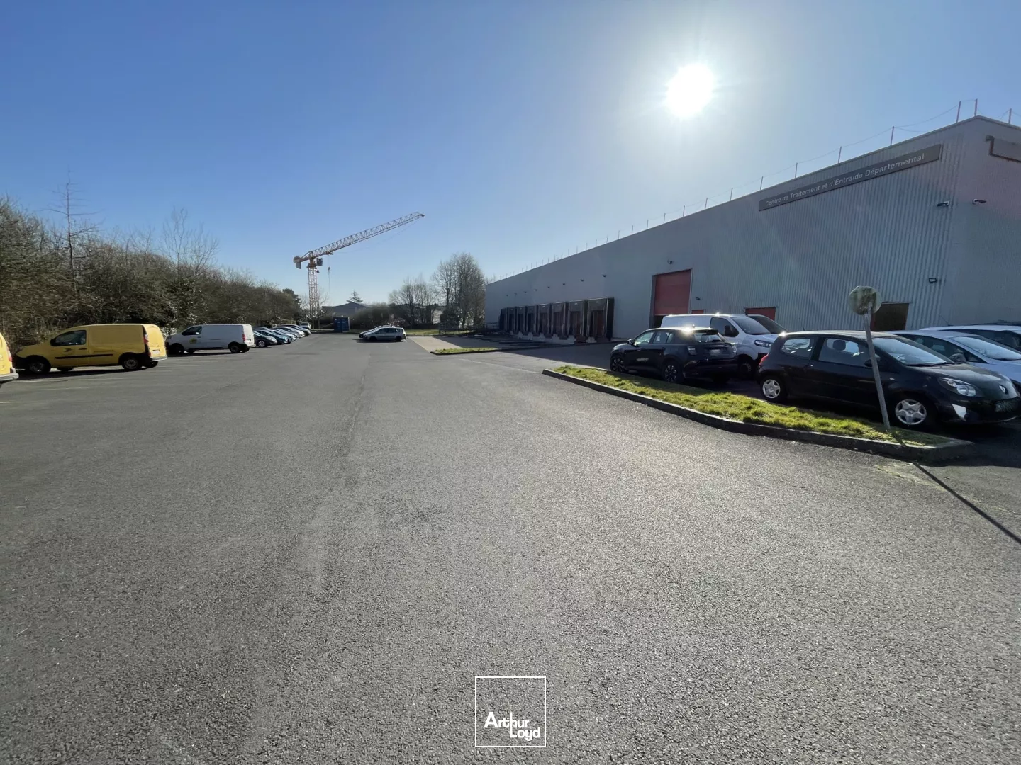 A Orvault, bâtiment de logistique à louer