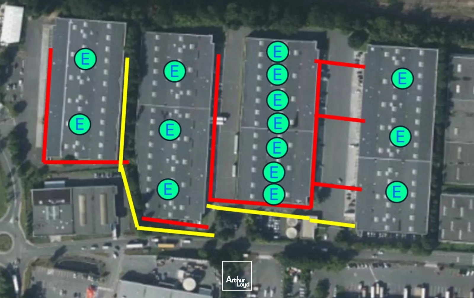 Entrepôts ICPE divisibles entièrement rénovés à partir de 2686 m² - Saint-Witz, site premium proche Roissy CDG - location en bail commercial