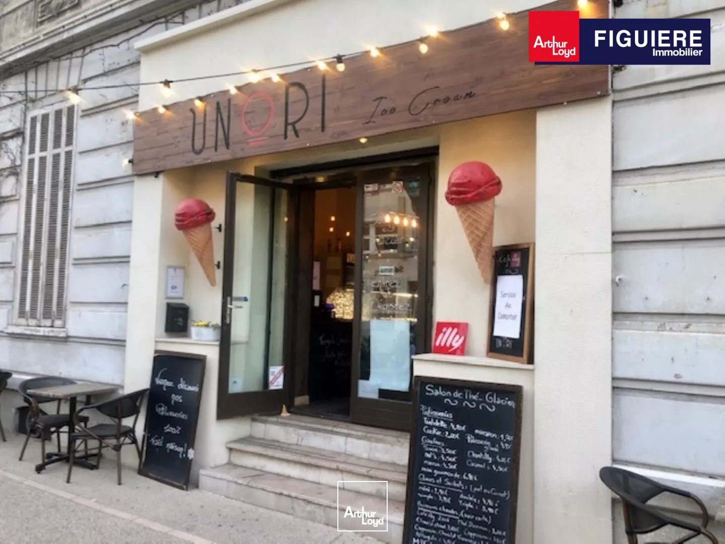 VENTE DE FOND DE COMMERCE SALON DE THE / GLACIER COURS PRINCIPAL DE SALON DE PROVENCE