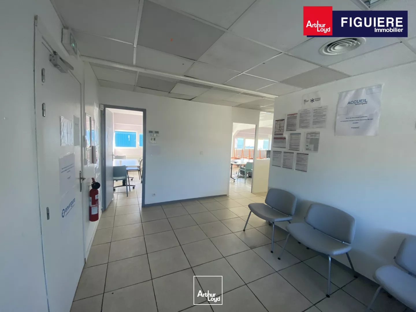 BUREAUX 300 M² DIVISIBLES À LOUER ZONE ECOPOLIS MARTIGUES