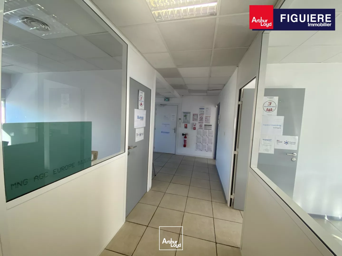 BUREAUX 300 M² DIVISIBLES À LOUER ZONE ECOPOLIS MARTIGUES