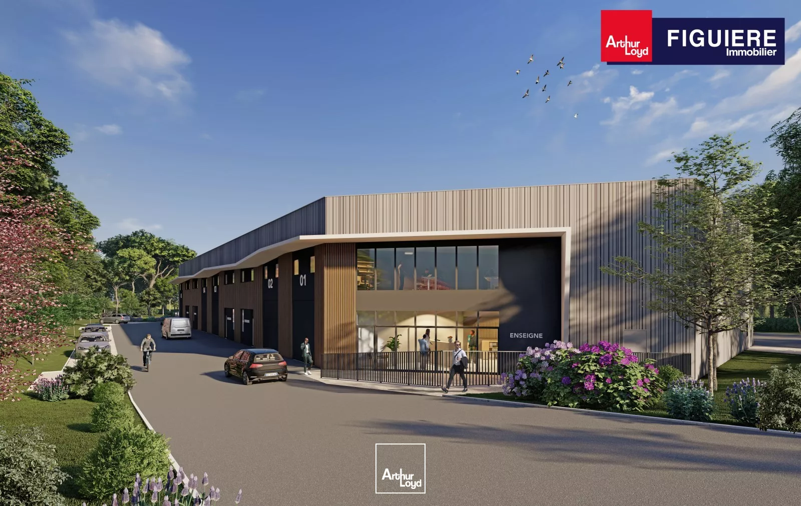 En exclusivité - Programme neuf de locaux d'activités à VENDRE sur BOUC-BEL-AIR