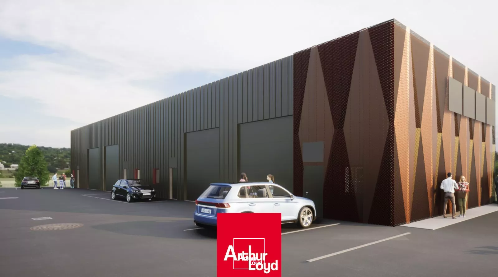 Locaux d'activité, atelier, entrepôt, stockage à vendre à Saint Didier sur Chalaronne, entre Belleville et Mâcon.