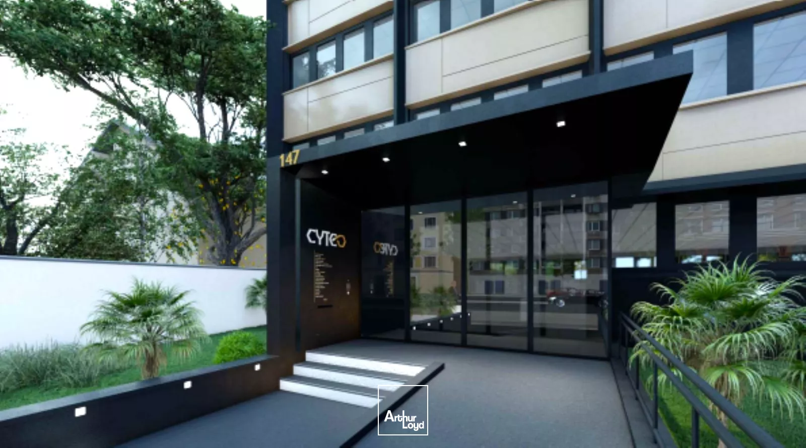 Rueil Malmaison / location bureaux immeuble CYTEO 